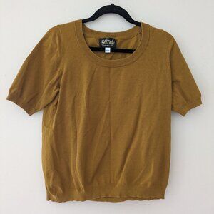 Vintage Bob Mackie Mustard Knit Top